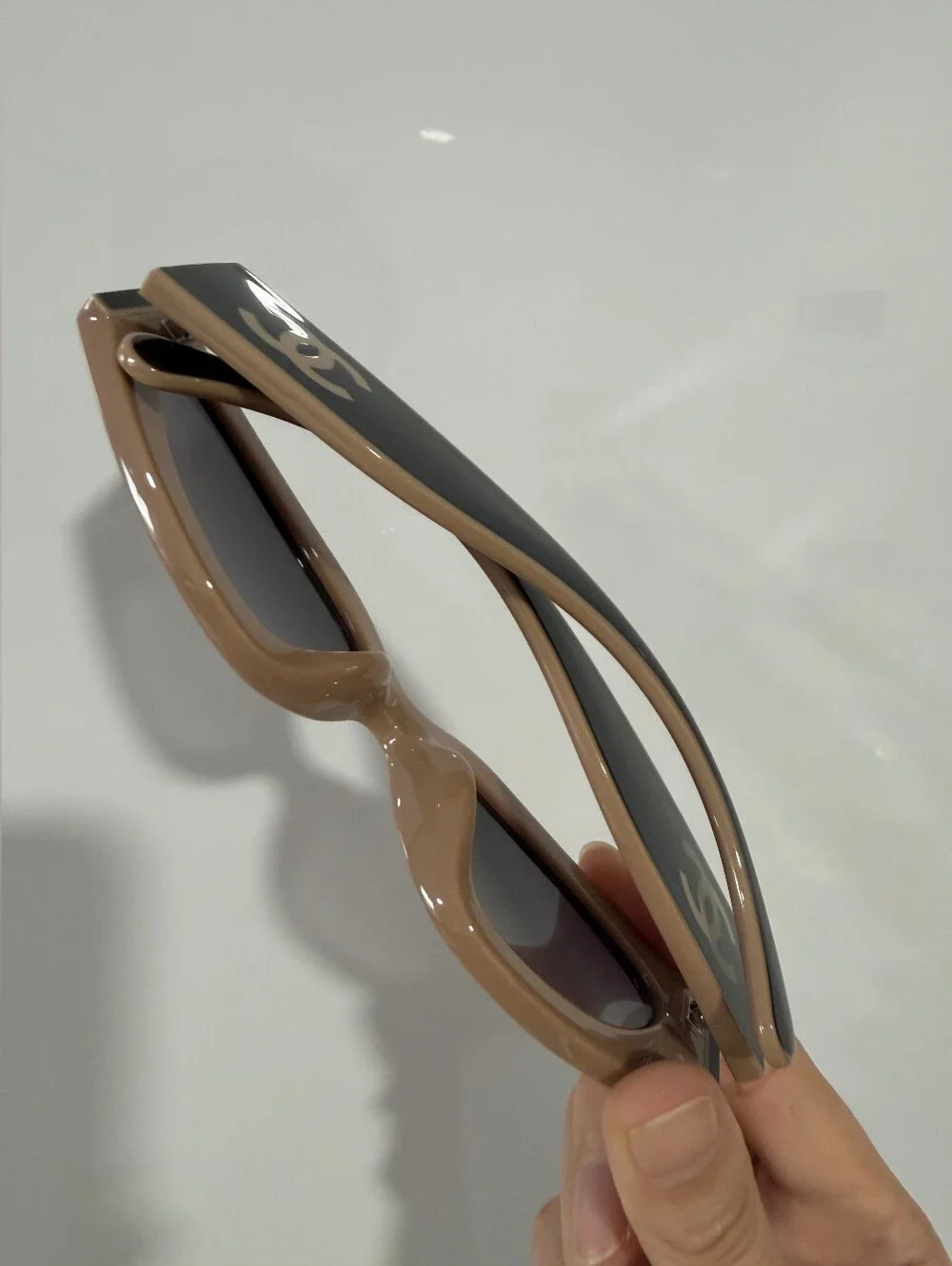 Chanel Cat-Eye Sunglasses with CC Emblem